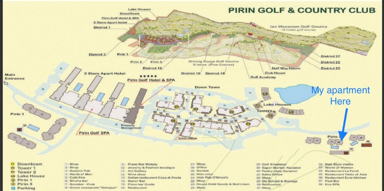 Entire Private Apartment In Pirin Golf & Country Club Bansko Dış mekan fotoğraf